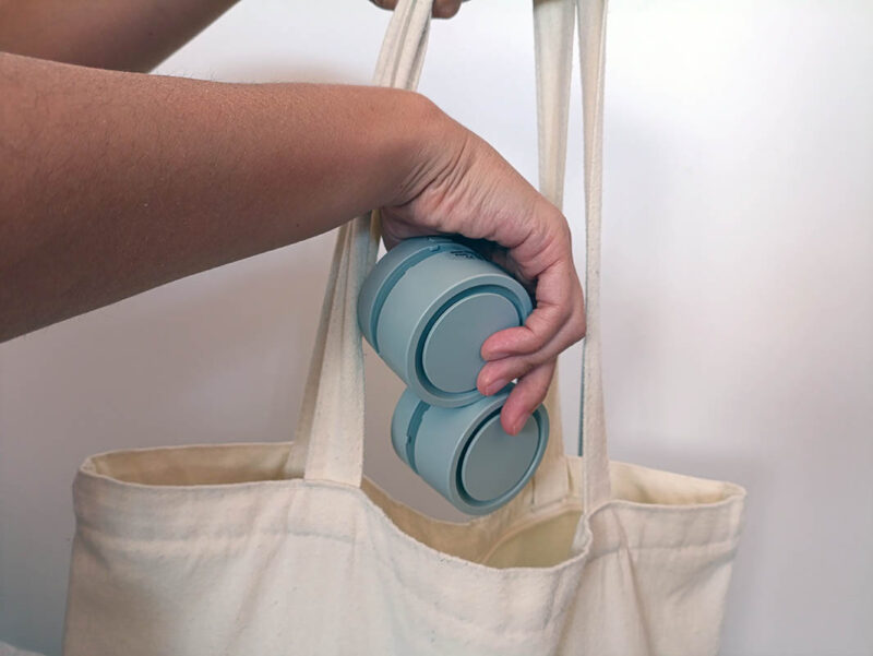 Ventilador de cuello portátil cómodo y transportable